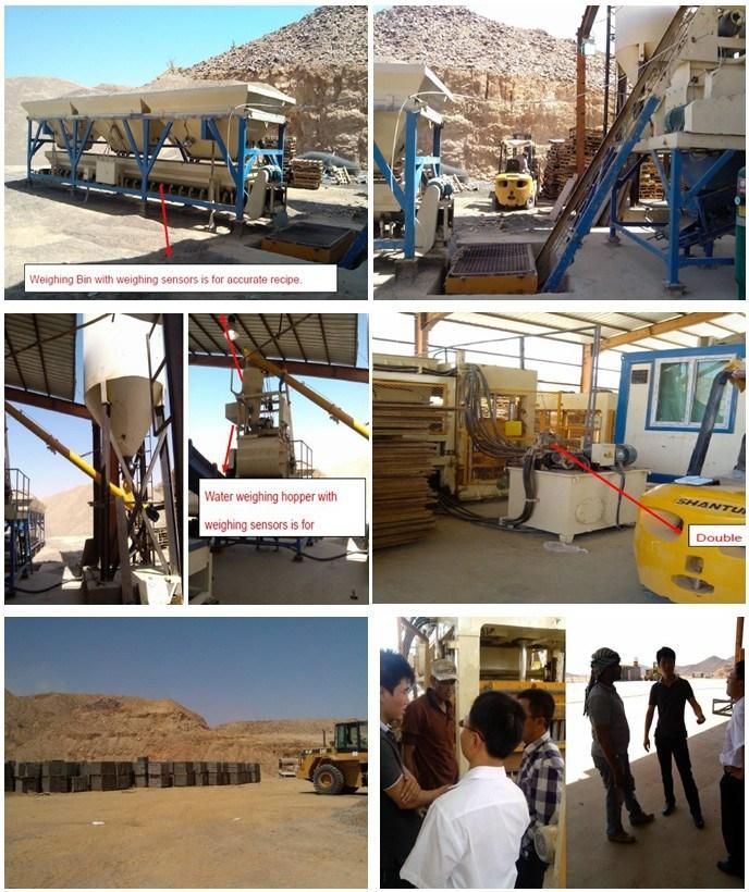 Germany Design Fully Automatic Qt6 Concrete Cement Block Brick Making Machine