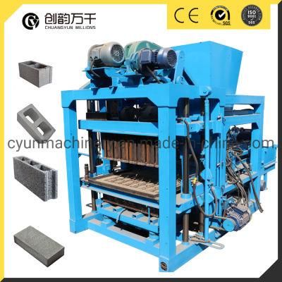 Qt4-26 Semi -Automatic Hollow Block Making Machine for Sale in Tanzania