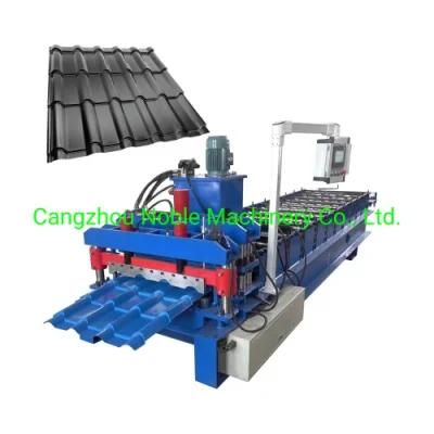 Professional Supplier Steel Sheet Profile Glazed Tile Roofing Roll Forming Machine