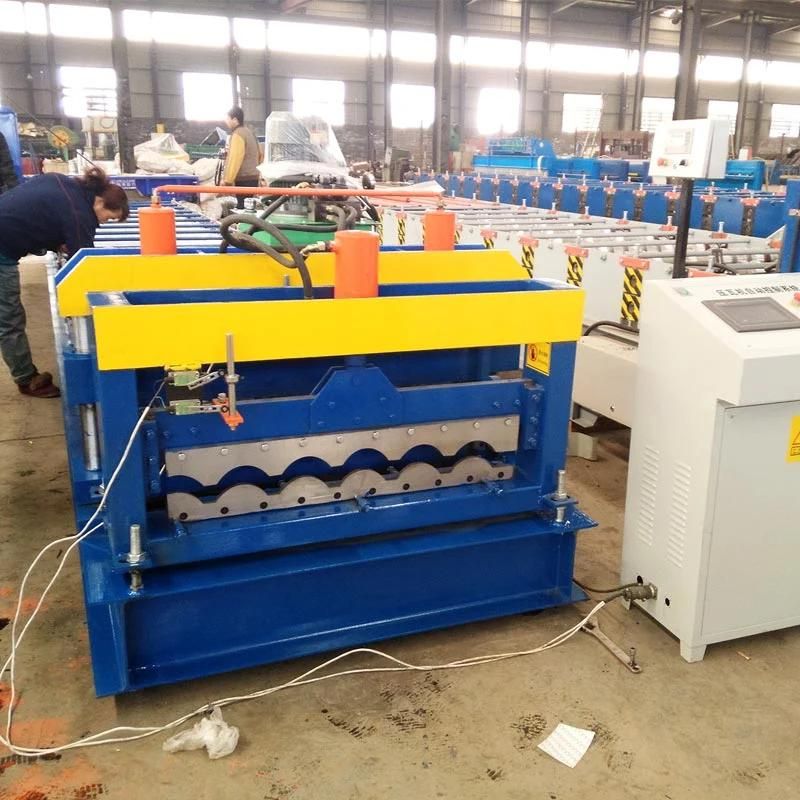 Aluminum Coil Sheet 830 Glazed Tile Roofing Plate Roller Forming Machinery Manufacturer