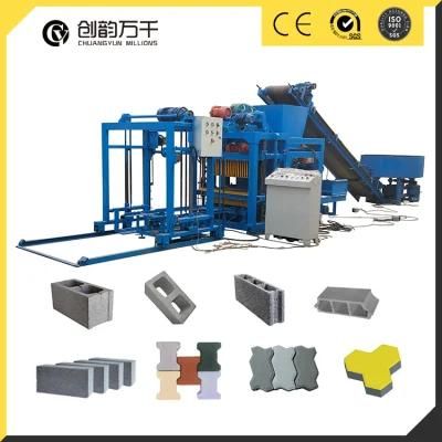 Qt4-25 Concrete Hollow Paver Block Making Machine in Congo