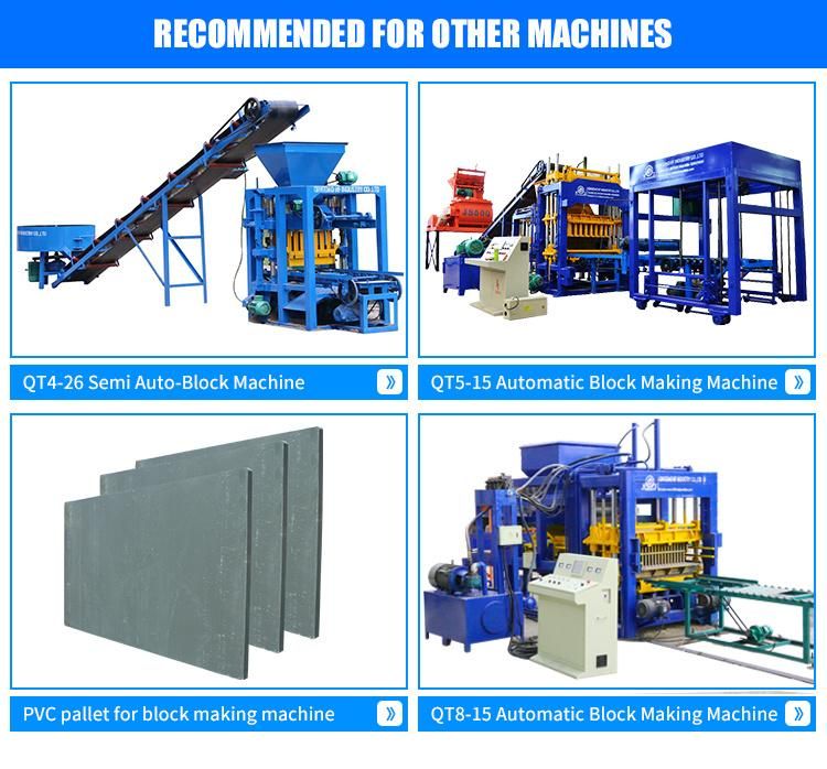 Qt4-16 Cement Brick Block Making Machine Price in Ghana