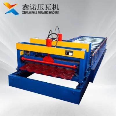 Hebei Provice Botou City Tile Press Machine Glazed Roll Forming Machine