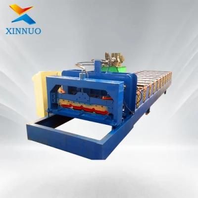Xn-840 Automatic PRO Rib Glazed Metal Tile Making Pressing Panel Ibr Roll Former Forming Machine for PPGI Roof