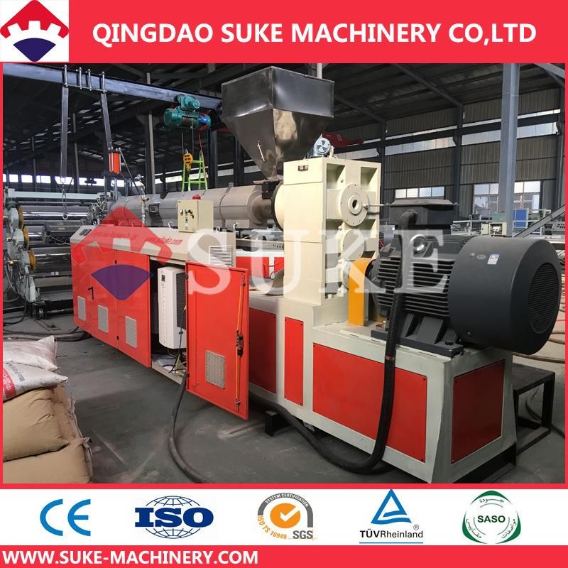 Facotry Price PE/PVC Wood Plastic Extruder Machine with CE and ISO