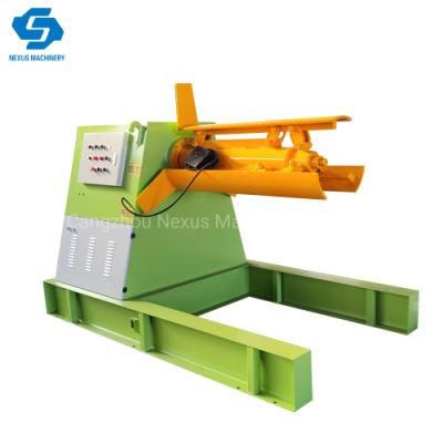 Hydraulic Decoiler with Coil Car Full-Automatic Metal Sheets Decoiler