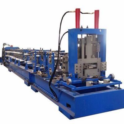 Automatic C Shaped Channel Steel Purline Machine for Building Material Trapezoidal Roof Tile Roll Forming Machine