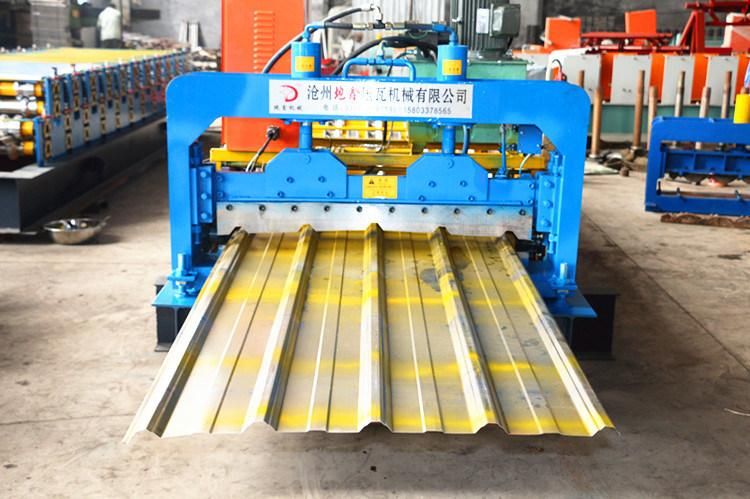 Automatic Panel Roof Wall Cold Roll Forming Making Machine Rib Trapezoidal Corrugated Metal Steel Sales