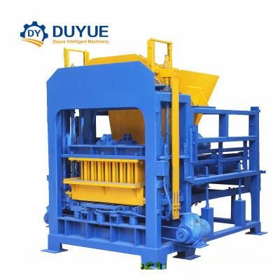 Qt4-15 Concrete Block Making Machine Hollow Block Compressor, Red Bricks Making Machine