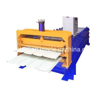 Brand New Lowest Price Steel Rib Corrugated Panel Profile Electrical Cutter Trapezoidal Tile Roofing Sheet Roll Forming Machine