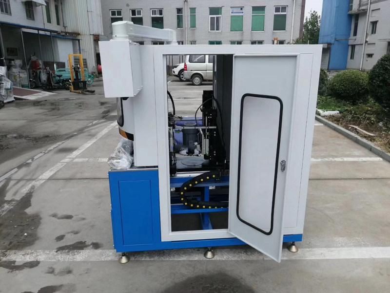 Three Cutters CNC Corner Cleaning Machine for PVC Profile Windows and Doors