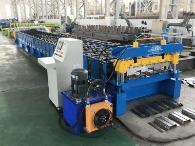 Botou Galvanized Metal Floor Decking Sheet Roll Forming Machine Building Material Machine