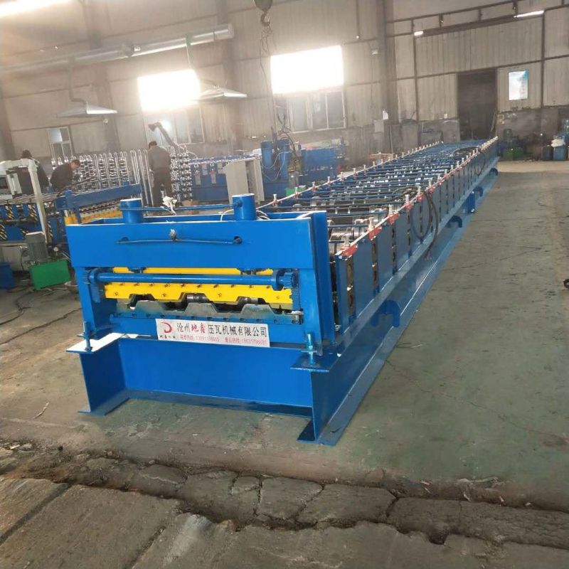 Steel Sheet High Pressure Floor Deck Roll Forming Machine in Botou Dixn Factory