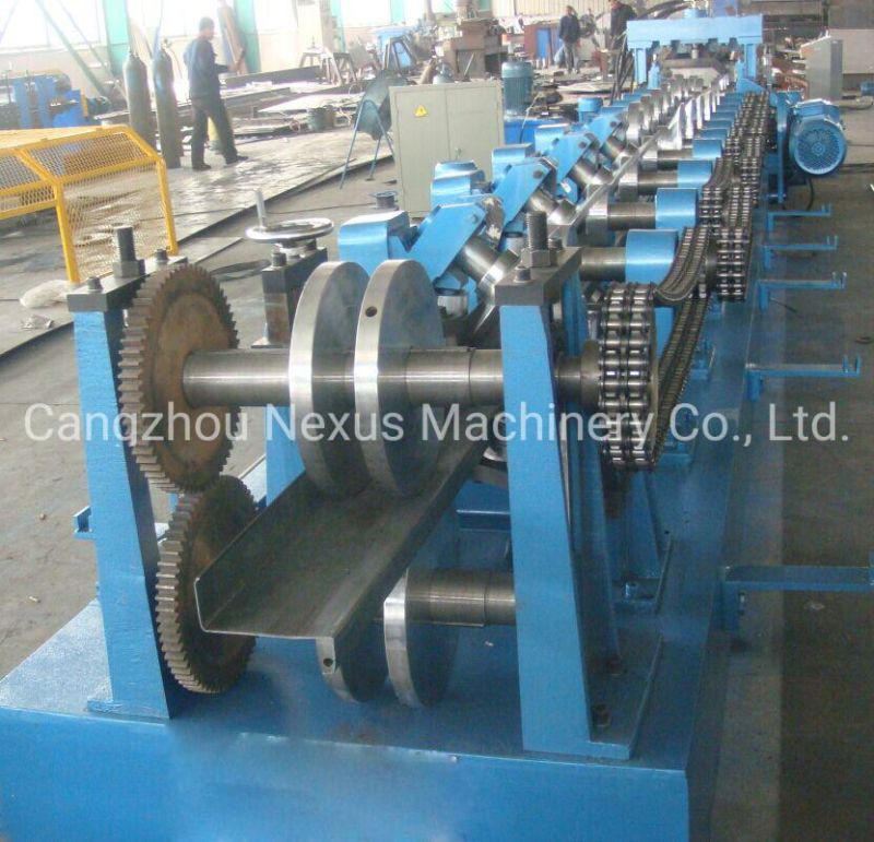 Automatic Steel Tile Making Machine Type Galvanized Steel C Z Purlin Roll Forming Machine