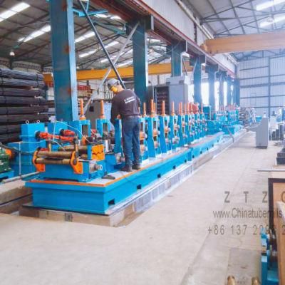 Iron Tube Pipe Production Line Machines Producing Steel Pipes