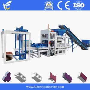 Qt4-18 Automatic Concrete Interlocking Block Making Machine, Pavement Brick Machine China