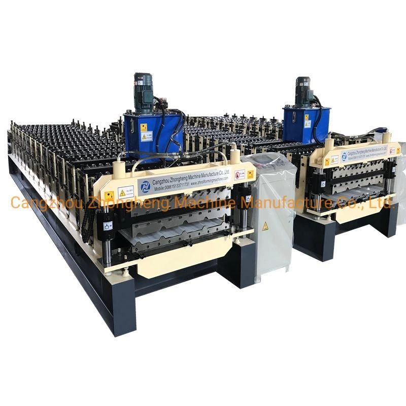 Both Ibr and Corrugated Sheet Roll Forming Machine Roof Panels Making Machine