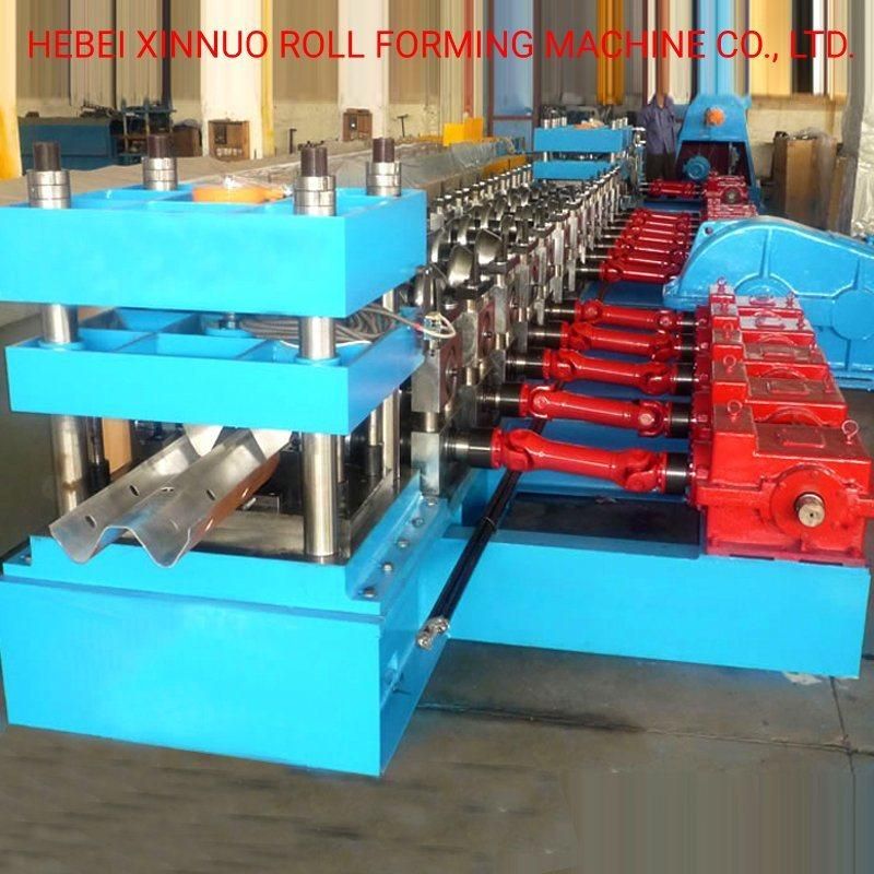 3 Waves or 2 Waves Galvanized Highway Guardrail Drilling Machine Banding Machine