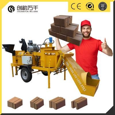 Movable Clay Brick Making Machine with Trailer (M7MI TWIN)