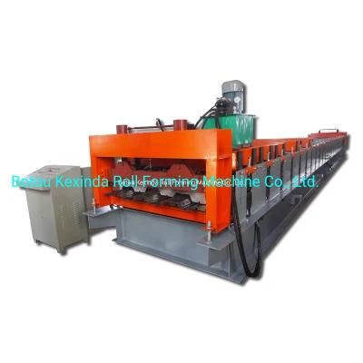 Floor Decking Galvanized Steel Sheet Roll Forming Machinery