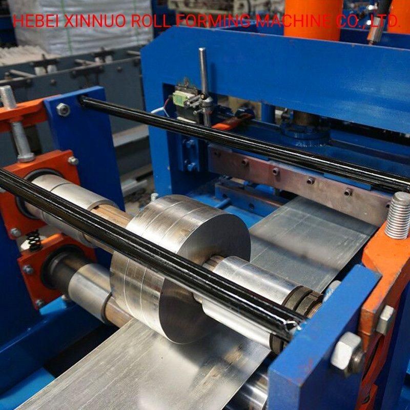 C Purlin Cold Roll Forming Machine Galvanized Purlin Roof Construction Flying Saw Cutting