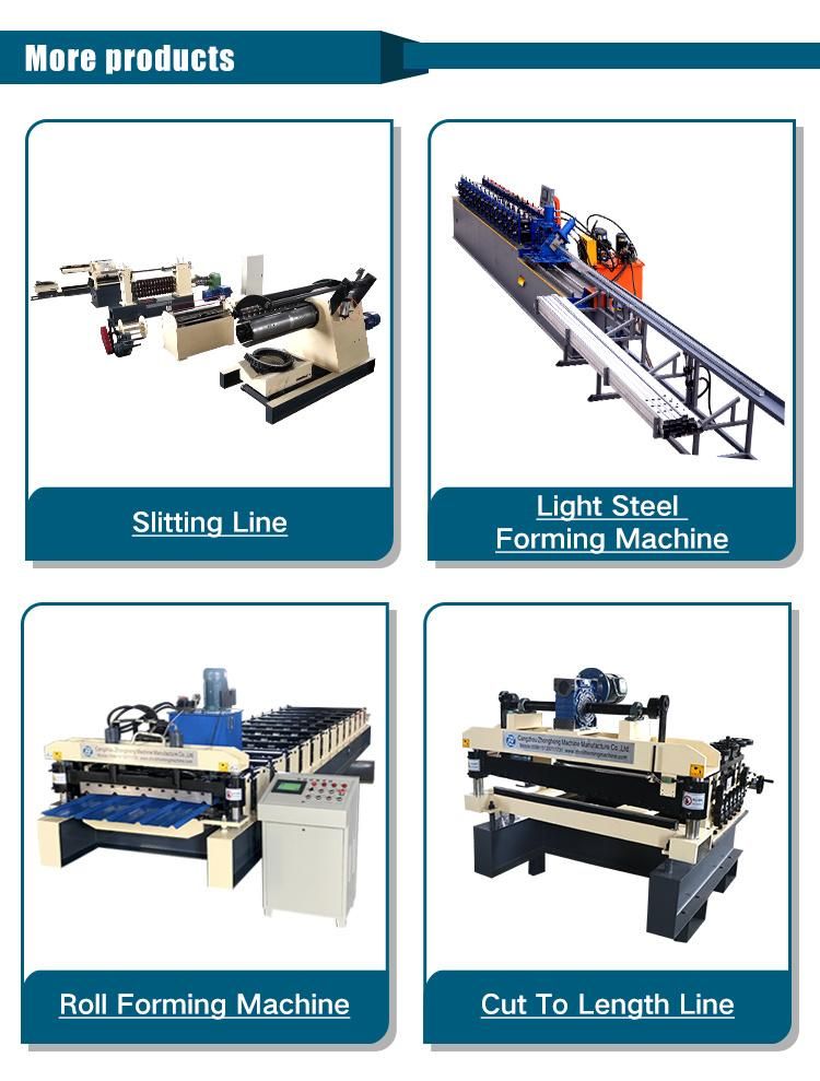 Construction Building Materials Row Metal Stud and Drywall Running Track Roll Forming Machine for C&U