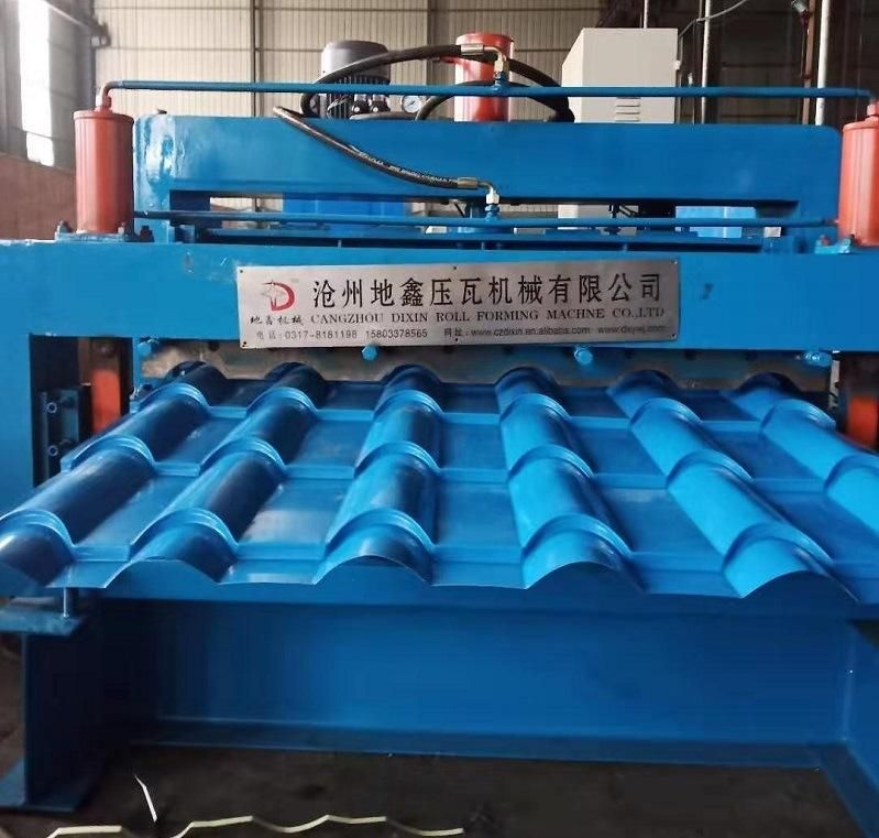 Glazed Double Sheet Roof Tiles Roll Forming Machine Factory Price