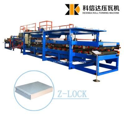 Kexinda Z-Lock EPS and Rockwool Sandwich Panel Production Machinery