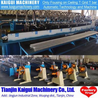 Factory Lifetime Service Automatic Tee Grid Roll Forming Machine