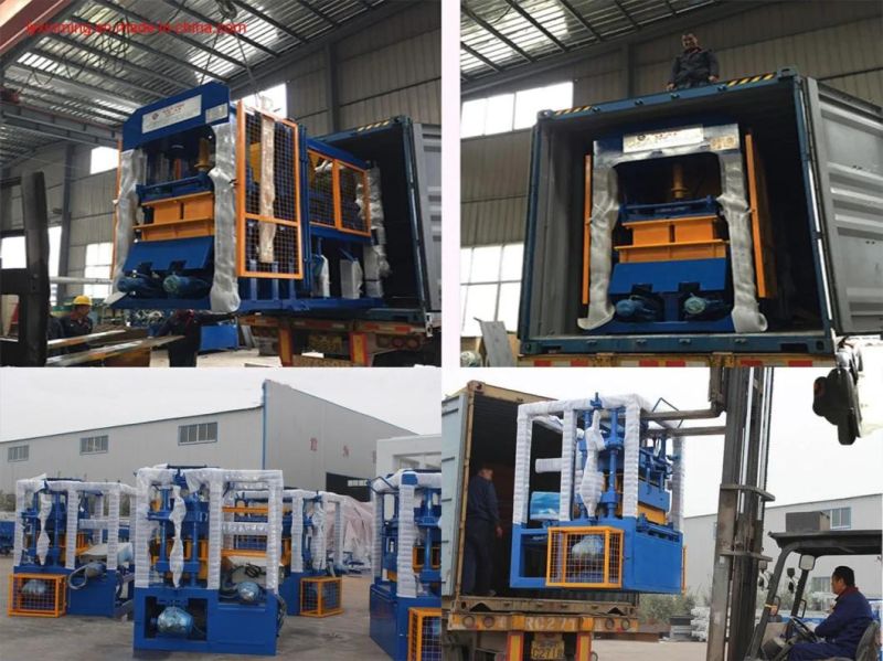 Semi Automatic Used Cement Solid Block Making Machine Qt4-24 Concrete Hollow Brick Making Machine for Sale in USA