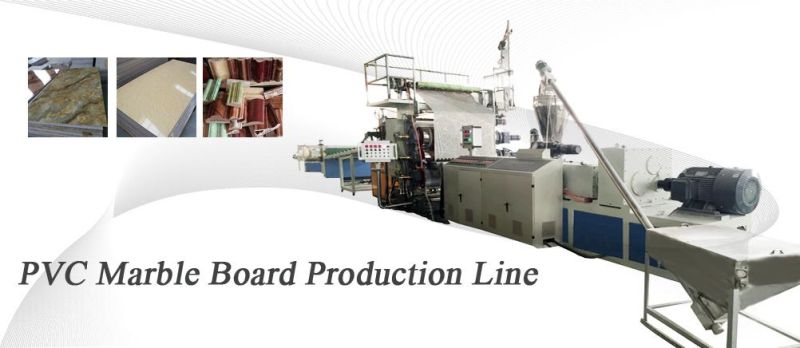 PVC Marble Board Production Extrusion Line Machine for The PVC Marble Making