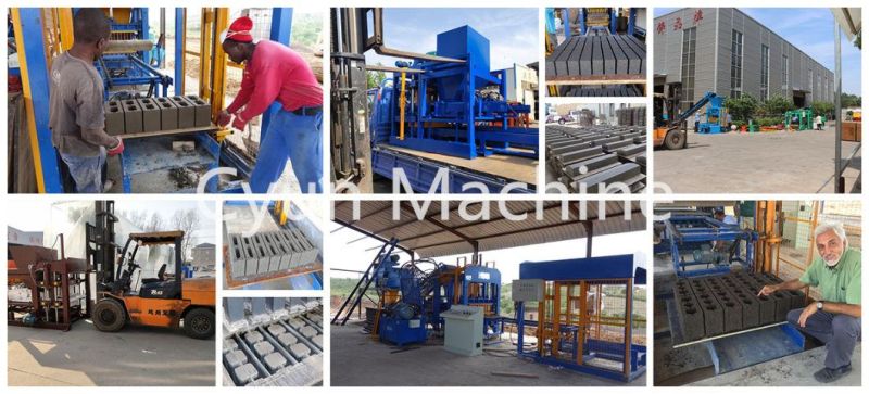 Easy Building Automatic Stationary Solid Block Making Machine Line (QT4-25)