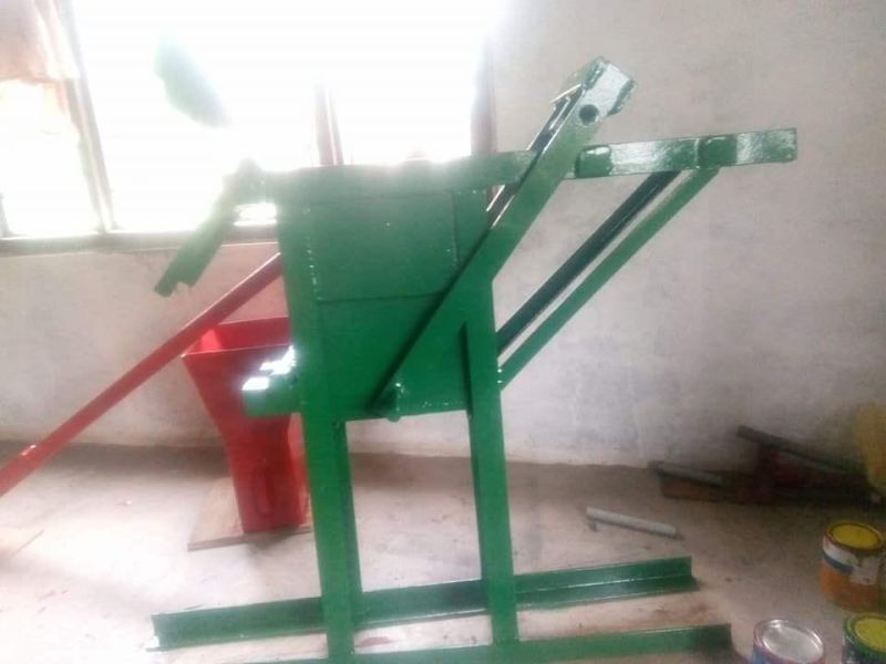 Manual Compressed Earth Brick Block Clay Machine Maker