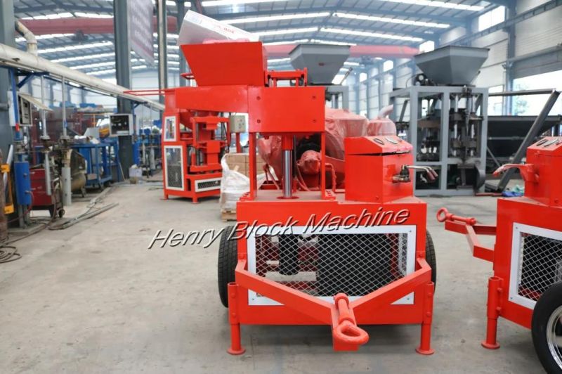 Hr1-20 Mobile Hydraform Clay Interlocking Brick Machine Machinery