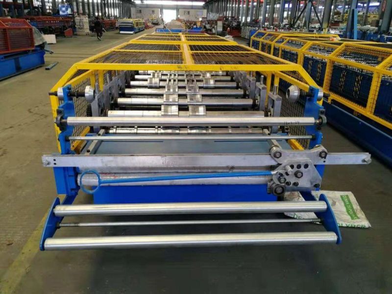 Steel Glazed Roof Tile Roof Panel Roll Forming Machine