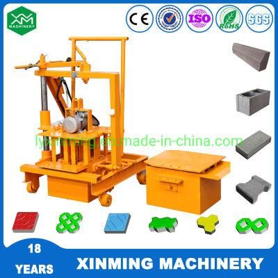Muitipurpose Qmr2-45 Egg Laying Block Machine Mini Brick Making Machine with Good Price
