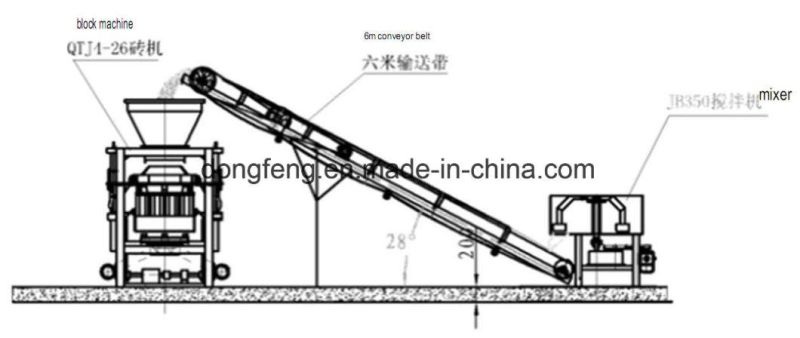 Qt4-26 Building Block Making Machine/Cement Hollow Block Making Machine