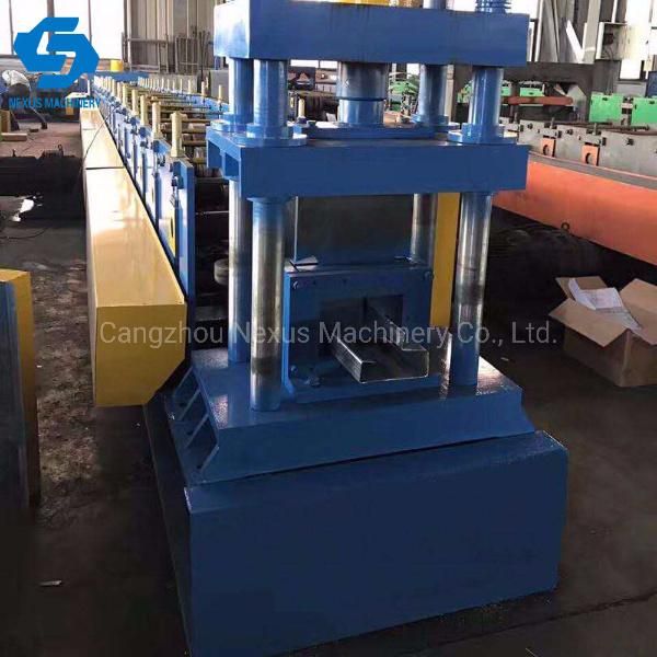 CE Container House Beams Cold Roll Forming Machine with Hydraulic Cutter