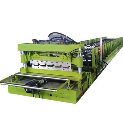 Zinc Aluminum Double Layer Color Steel Glazed Tile Ibr Sheet Roll Forming Machine