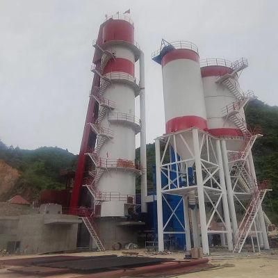 50-300tpd New Mixed - Fired Lime Cement Clinker Vertical Shaft Kiln