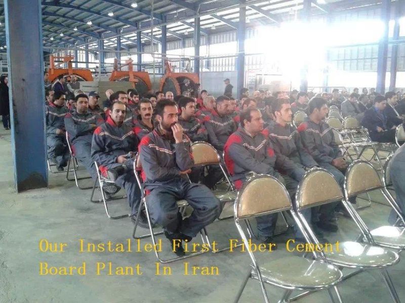 There Are Multiple Project Factories Abroad to Visit Cement Fiber Board Machine