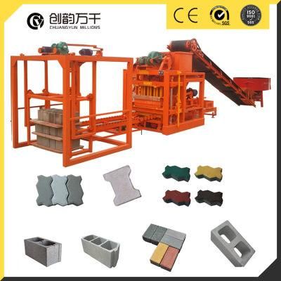 Qtj4-25 Automatic Cement Concrete Hollow Block Machine