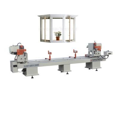 PVC UPVC Profile Window Door Double Mitre Cutting Saw Machine