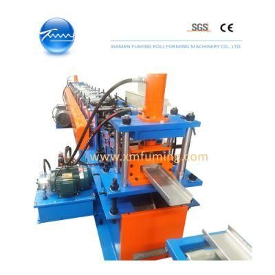 1.8mm Gear/Sprocket, Gear Box or Toroidal Worm Corrugated Galvanized Sheet Forming Gutter Machine