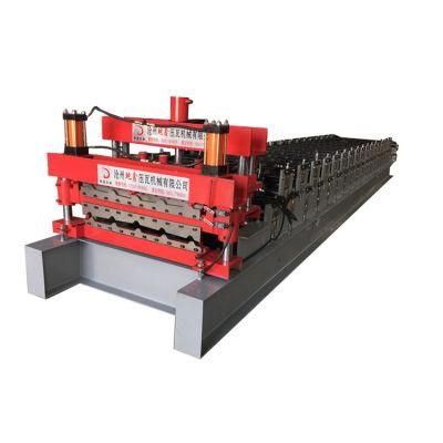 Double Layer Roofing Sheet Making Machine Steel Sheet Profiling Machine