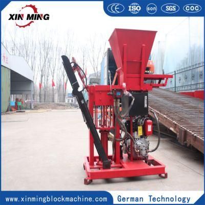 Electric/Diesel Hydraulic Xm2-25 Clay Brick Interlocking Brick Making Machine Is Selling Well in China