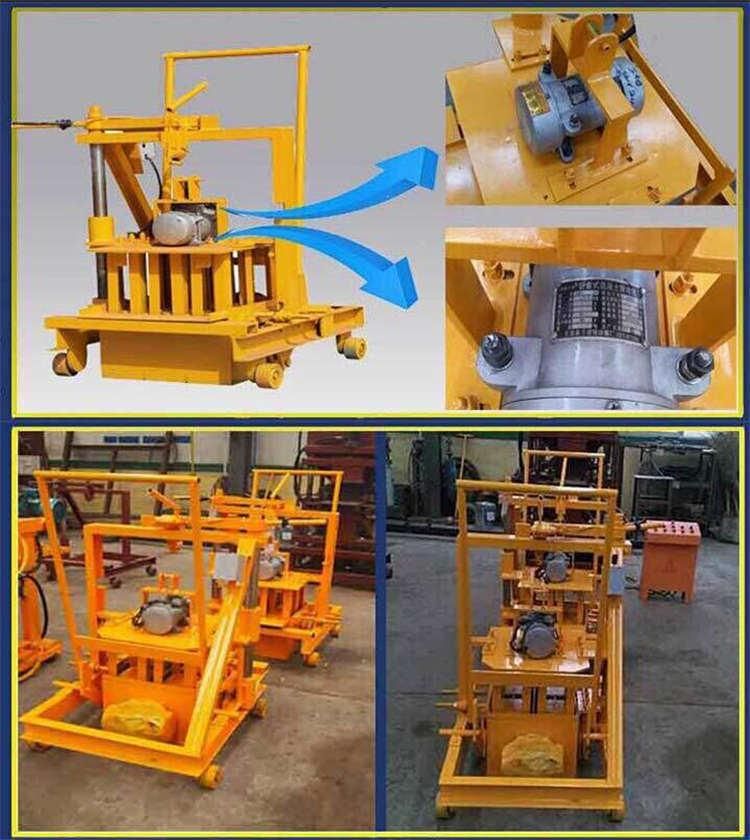 Mobile Concrete Block Making Machine Qmr2-45 Lay Egg Machine