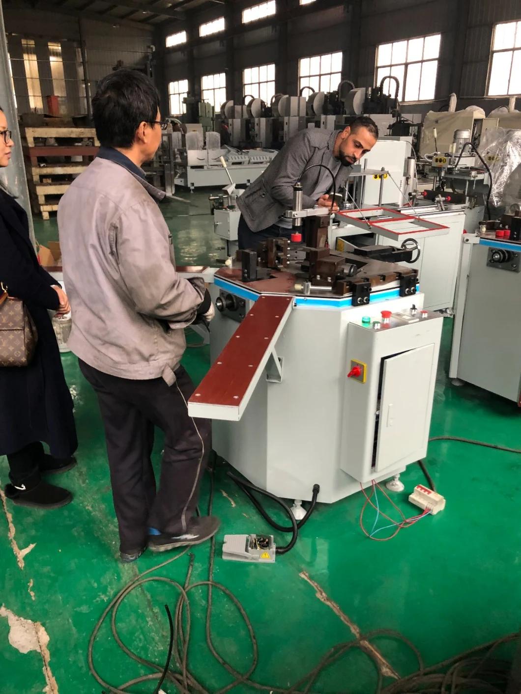 Discount! ! ! Aluminum Window Profile Corner Combining Machine/Aluminum Windows Corner Crimping Connecting Forming Machine with Many Points Single Cutter