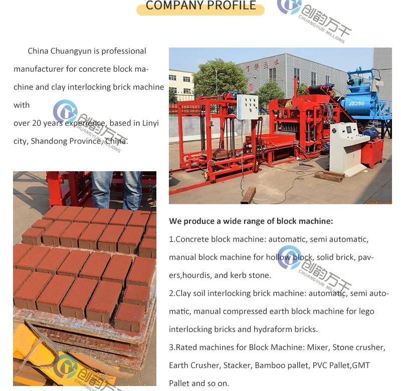 Qt 4-18 Interlocking Paver Hydraulic Press Block Brick Making Machine