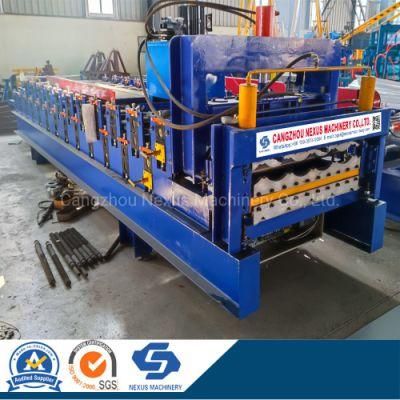 0.3-0.8mm Thickness Double Layer Glazed Tile&Trapezoid Sheet Roll Forming Machine